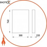 Enext s0101010 ящик япрп-400а, рубильник перекидний bp32-37b71250 ip31