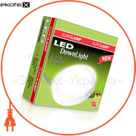 Eurolamp LED-NLR-6/4(E) eurolamp led светильник круглый накладной матовый 6w 4000k (20)