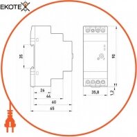 Enext i0310014 реле сумеречное e.control.s01 с внешним датчиком