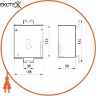 Мотор-редуктор e.industrial.ukm.250.MDX.220, 220В, Enext, i0080002