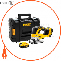 Пила лобзиковая аккумуляторная бесщёточная DeWALT DCS334P2