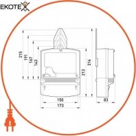 Enext nik4026 счетчик трехфазный с ж / к экраном ник 2303 ап3 1100 прямого включения 5(120)а