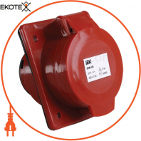 Розетка стационарная скрытая ССИ-425 3Р+Е+N 32А 380-415В IP44 IEK