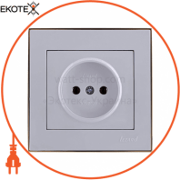 Розетка б/з - FireProof Бакеліт 703-0226-121B Колір Білий /Золото 250V 16A~