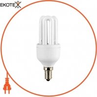 Лампа енергозберігаюча e.save.3U.E14.5.2700, тип 3U, цоколь Е14, 5W, 2700 ДО