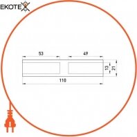 Enext s4042005 гильза алюминиевая кабельная соединительная e.tube.stand.gl.95