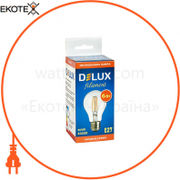 Лампа светодиодная DELUX BL 60 6 Вт 4000K 220В E27  filament