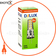 Лампа светодиодная DELUX G4E 2 Вт 4000K 12В G4