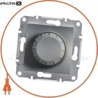 Світлорегулятор поворотний/600RL/двонаправлений/illuminated (MTN5133-0000+Led module), без рамки, сталевий