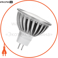 LED лампа MR16 GU5.3 220V 6.5W 3000K акция 2шт. мультипак Eurolamp