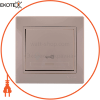 Кнопка дверного автомата 701-0303-104 Колір Крем / Крем 10АХ 250V~