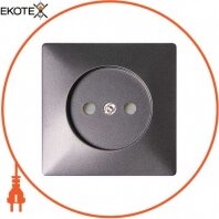 Панель e.lux.12211L.pn.anthracite до розетки без з/і, антрацит