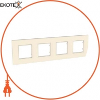 Unica Quadro Pearl - декоративна рамка - 4 gangs, H71 / V71 - pearl