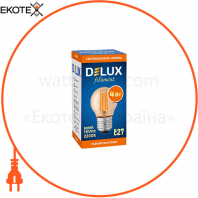 Лампа светодиодная DELUX BL50Р 4 Вт 2200K 220В E27 amber filament