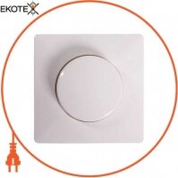 Enext ins0040041 панель e.lux.13011l.13006c.pn.white светорегулятора с диском, белая