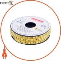 Маркер кабельний e.marker.stand.2.4.2, 2-4 кв. мм, "2", 500 шт