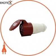 Силова розетка переносна e.socket.pro.5.32, 5п., 380В, 32А (225), Enext, p012021