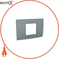 Unica Allegro - декоративна рамка - 2 modules - technical grey