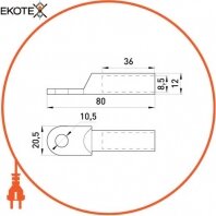 Enext s021004 оцинкований кабельний наконечник e.end.stand.z.35