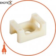 Основа під хомут кабельний e.cta.stand.15.10.white, (15х10 H-7мм діам. Відп. 3 мм), білий, 100 шт. Майданчик під стяжку кабельну e.cta.stand.15.10.white, (15х10 H-7мм діам. Відп. 3 мм), білий, 100 шт.
