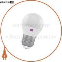 Лампа світлодіодна куля PA10 8W E27 4000K алюмопласт. корп. 18-0166
