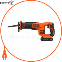 Пила шабельна акумуляторна BLACK + DECKER BDCR18