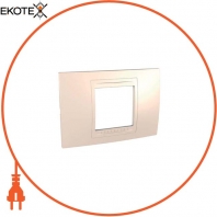 Unica Allegro - декоративна рамка - 2 modules - cream