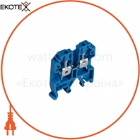 Клемна колодка складальна ENERGIO JXB 4 на DIN-рейку синя