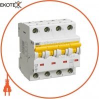 Авт.викл. ВА 47-60 4Р 50А 6 кА х-ка B IEK
