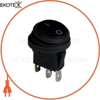Клавішний перемикач ENERGIO KCD1-8-101WN Bl / Bk ON-OFF 1 клавіша з підсвічуванням IP65