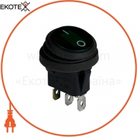 Клавішний перемикач ENERGIO KCD1-8-101WN Gr / Bk ON-OFF 1 клавіша з підсвічуванням IP65