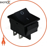 Клавішний перемикач ENERGIO KCD2-201 Bk / Bk ON-OFF 1 клавіша