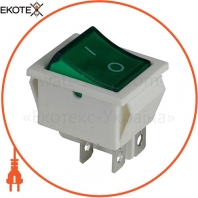 Клавішний перемикач ENERGIO KCD2-201N Gr / Wh ON-OFF 1 клавіша з підсвічуванням