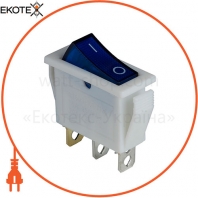 Клавишный переключатель ENERGIO KCD3-101N-13 Bl/Wh ON-OFF 1 клавиша с подсветкой