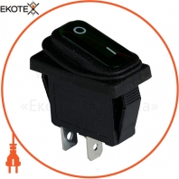 Клавішний перемикач ENERGIO KCD3-101W Gr / Bk ON-OFF 1 клавіша IP54