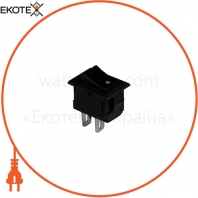Клавишный переключатель ENERGIO KCD5-101 Bk/Bk ON-OFF 1 клавиша