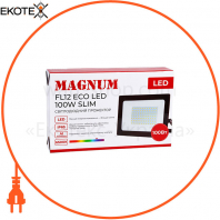 Прожектор светодиодный MAGNUM FL12 ECO LED 100Вт slim черн. 6500К IP65