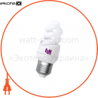 ELM 17-0026 лампа энергосберегающая es-12 7w 4000k e27  17-0026