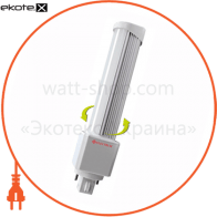 Лампа світлодіодна компактна PL-поворотна LW-12 6W G24 4000K A-LW-0248, Electrum, A-LW-0248