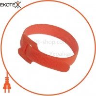 Хомут-липучка ХКл 14х310мм червоний (100шт) IEK