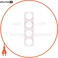 Рамка четырехместная DERIY вертикальная кремовый 702-0300-154