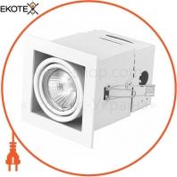 Eurolamp LHK1-LED-GU10(white) eurolamp светильник карданный врезной для ламп gu10 white