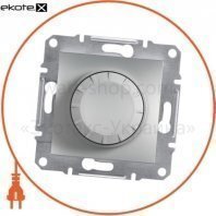 Світлорегулятор поворотний/600RL/двонаправлений/illuminated (MTN5133-0000+Led module), без рамки, alu