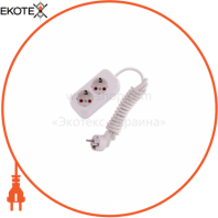 Удлинитель с/з 2 вх. 2 м 1090 720 0202 201 16A 250V / 3 x 1 mm