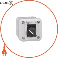 пост управления XAL-E - selector switch 2 positions - white - 1 NO - O-I
