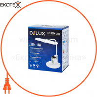 Светильник светодиодный настольный DELUX_TF-540_8 Вт LED 3000K-4000K-6000K_Bluetooth колонка  белый