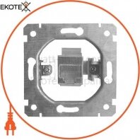 Механізм e.mz.14132.rj.12 розетки одинарної телефонної під Jack RJ12