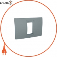 Unica Allegro - декоративна рамка - 1 module - technical grey