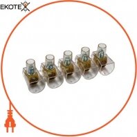 Кінцевий клемник e.tc.end.stand.5.6, 5шт., 6 кв. мм, Enext, s2039002