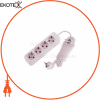 Подовжувач з/з 4 вх. 5 м 1090 720 0405 401-1 250V 16A / 3 x 1,5 mm